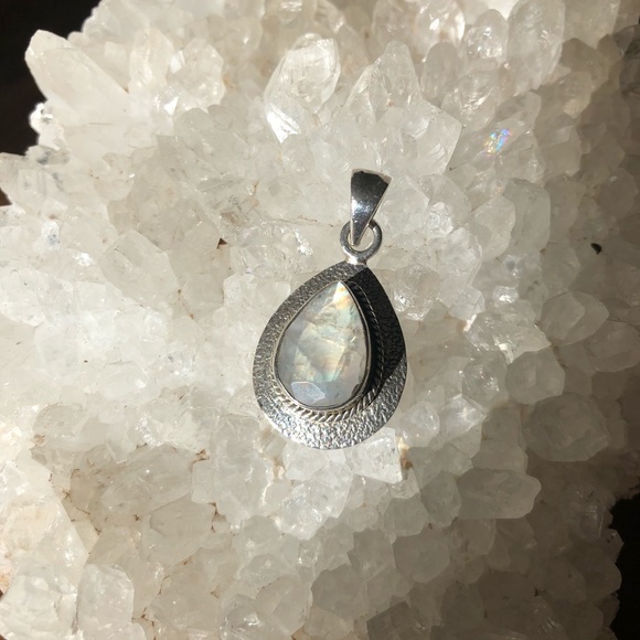 Rainbow Moonstone pendant